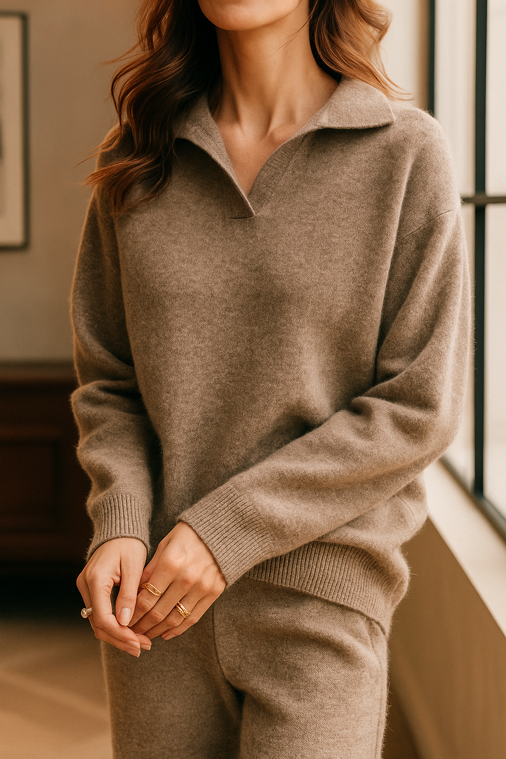 Grace | Polo Knit Set
