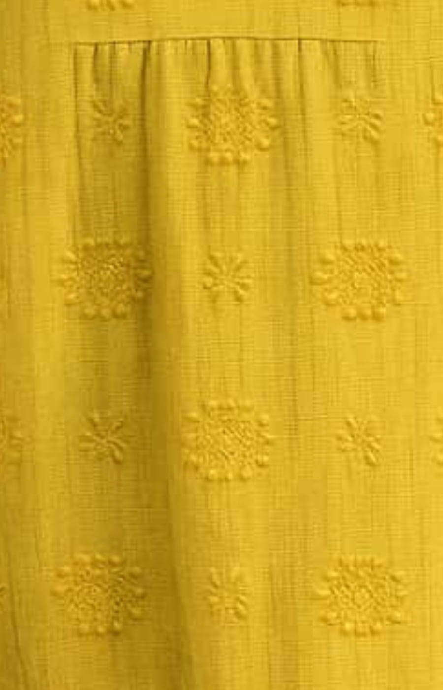 LINA | MIDI DRESS WITH POCKETS AND EMBROIDERY-STYLE PRINT