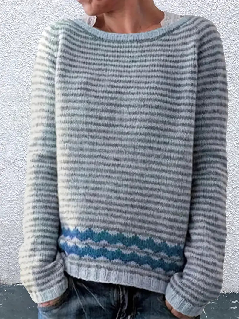 Maribel – Soft Striped Knit Jumper
