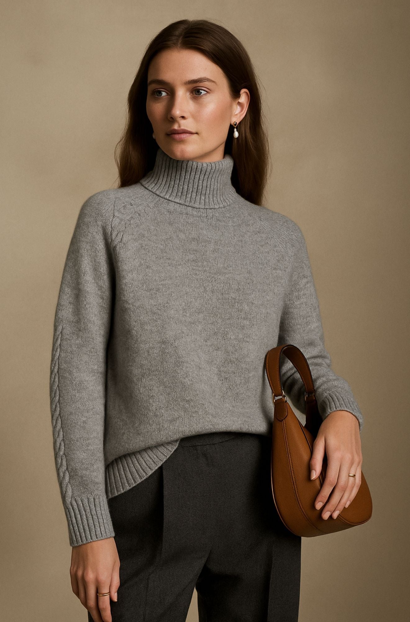 Albury & Vale - The Cashmere Hazel Turtleneck