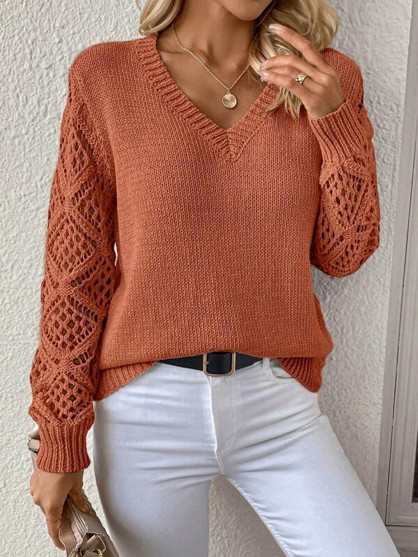 ELORA™ – V-neck jumper