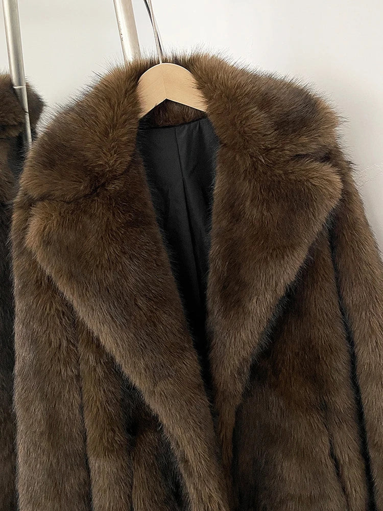 Cathrine | Faux Fur Coat / Jacket