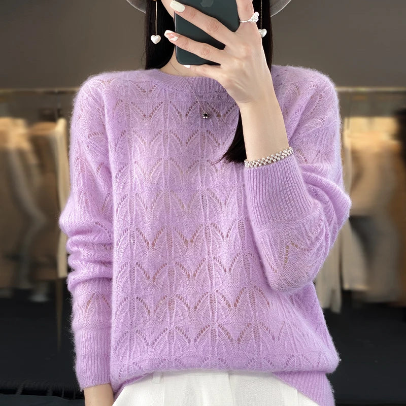 Clarinda London | Soft Cream Cashmere Sweater