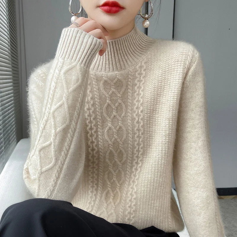 Arabella London | Cashmere Cable Knit Sweater