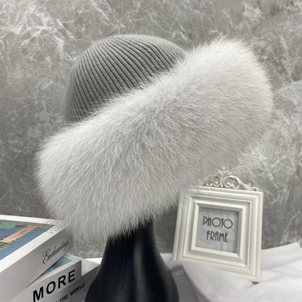 Celeste™ Fox Fur Beanie