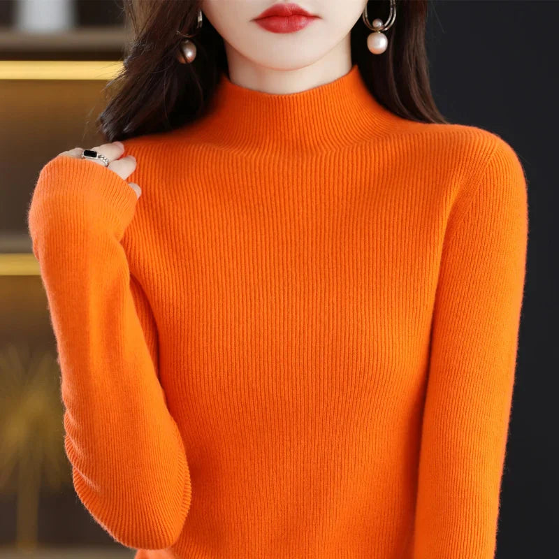 Amelie London | Classic Cashmere Rib Knit Jumper