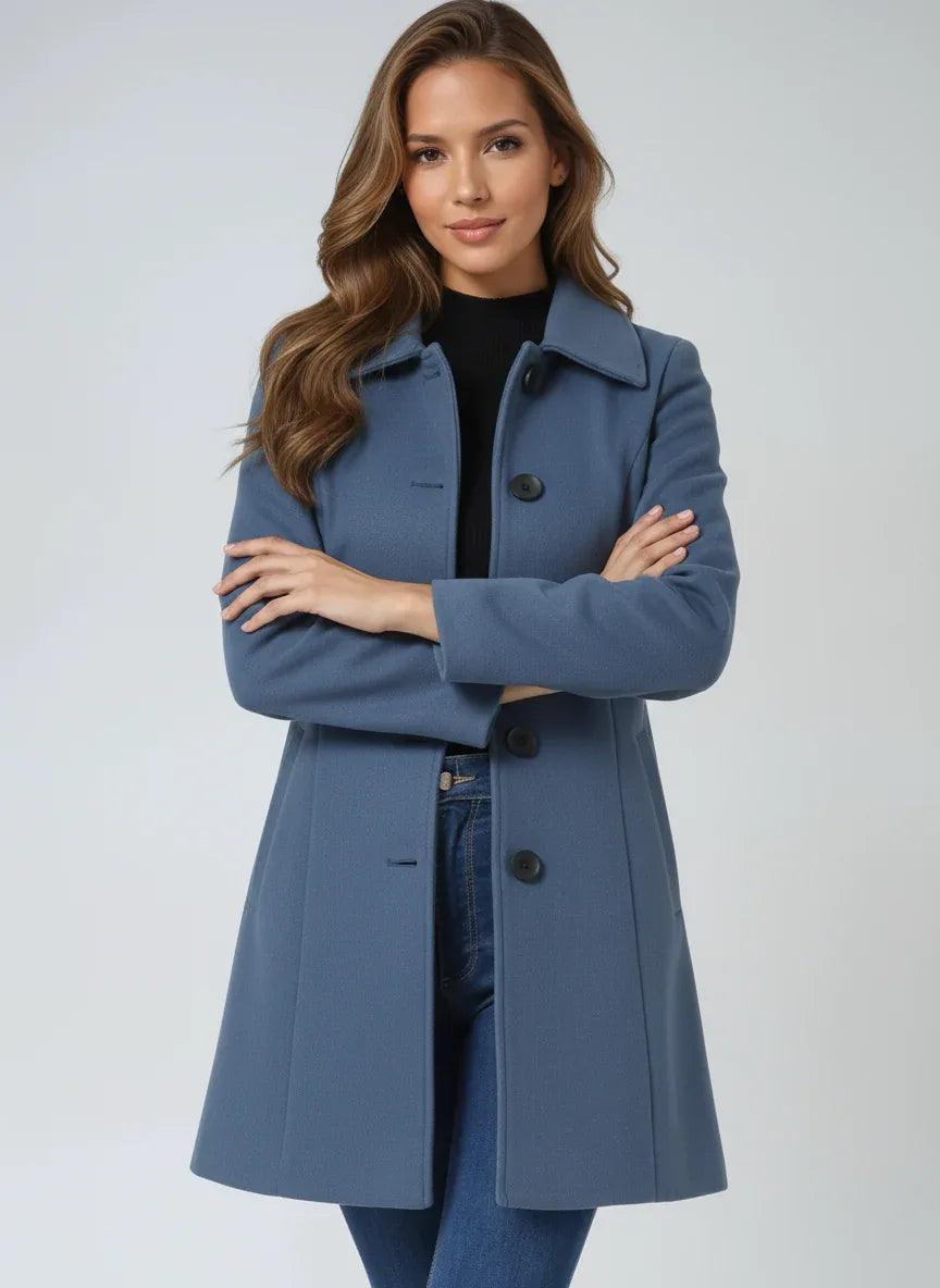 Josephine - Single Breasted Winter Trench Coat
