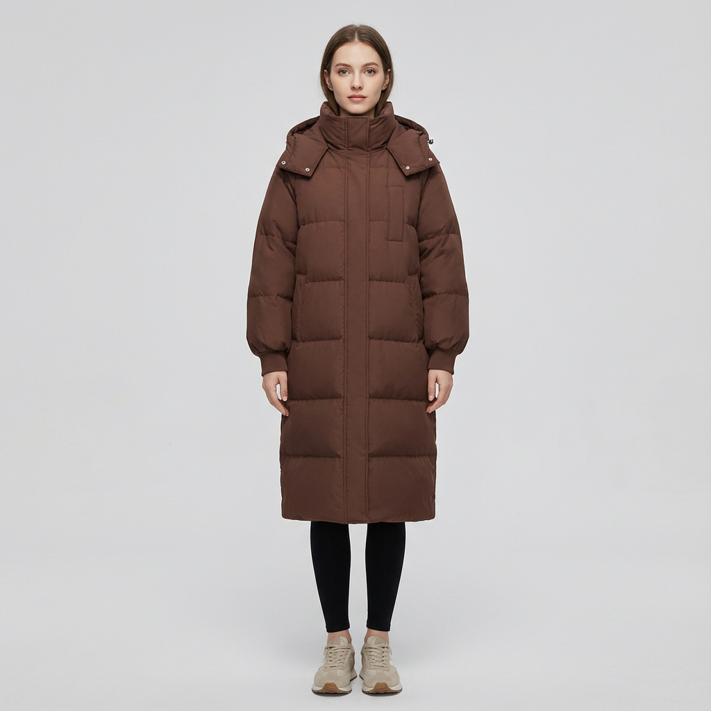GIGATY™ - Classic Hooded Long Puffer Coat