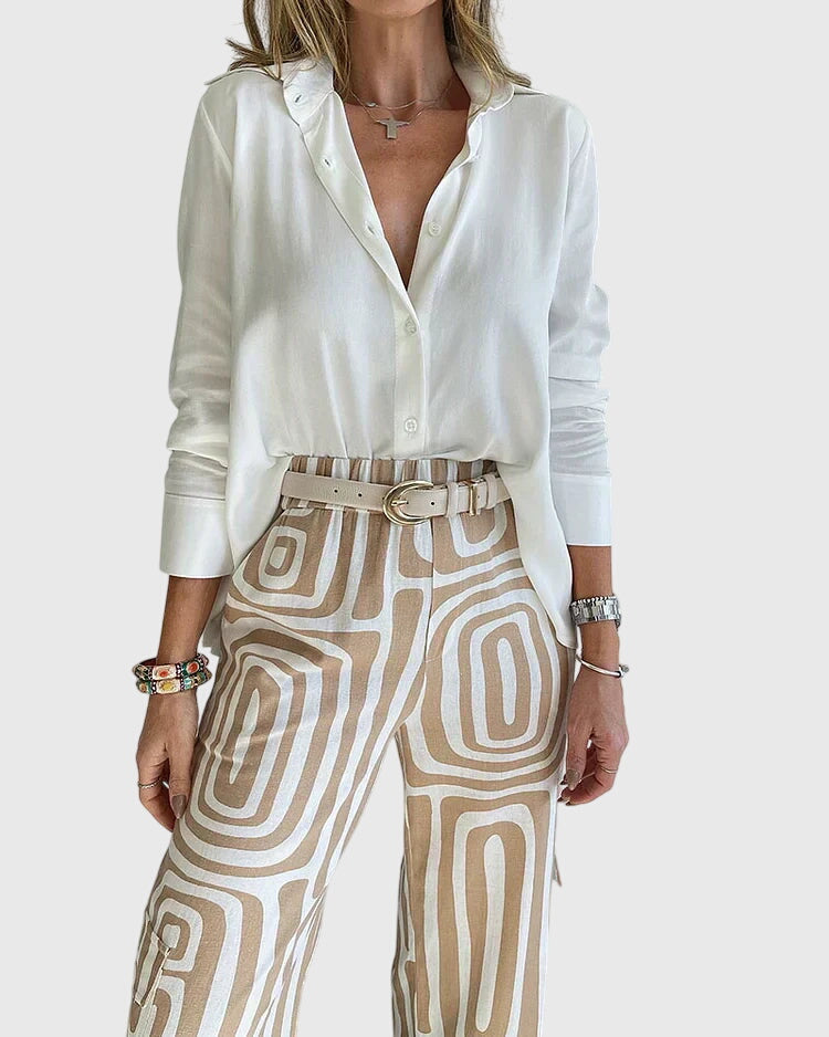 Emiliana | Stylish Pants + Free Blouse & Belt