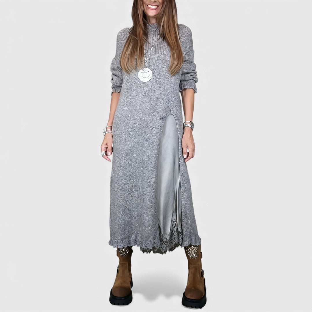 Lena | Elegant Long Knit Dress