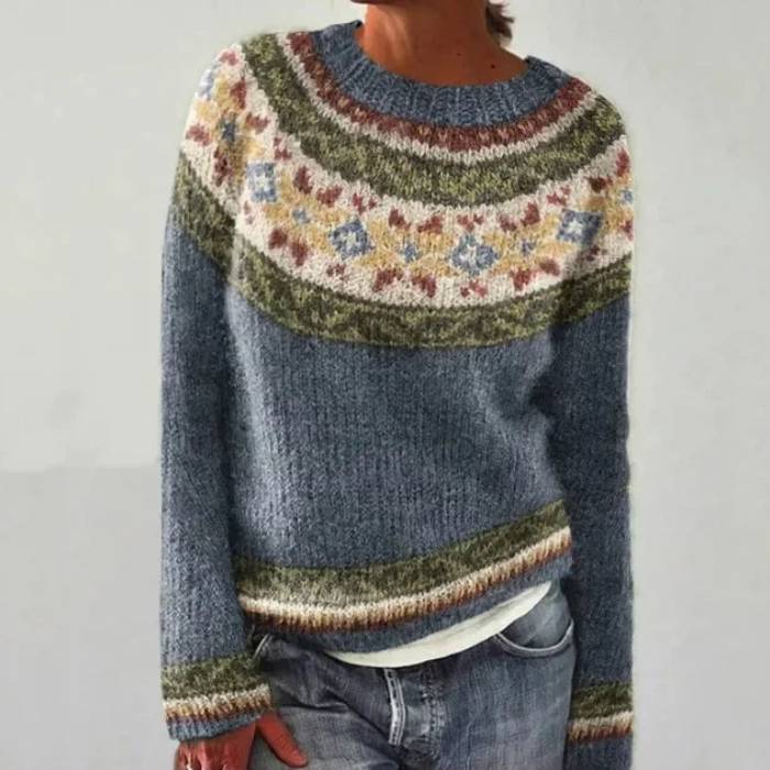 CLAUDETTE™ | Retro Wool Sweater