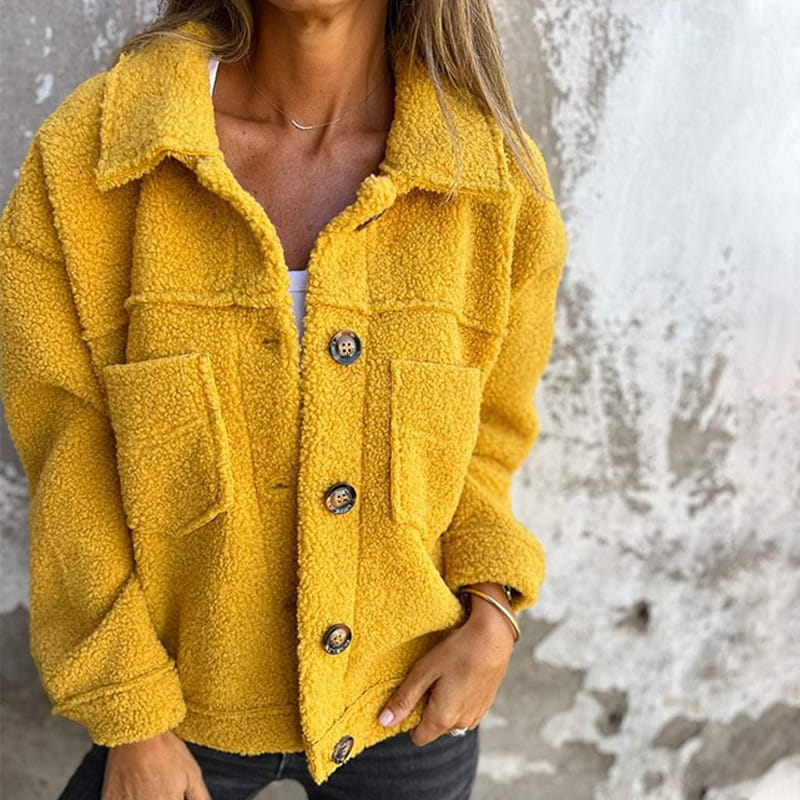 Alizée | Cosy Button-Up Jacket