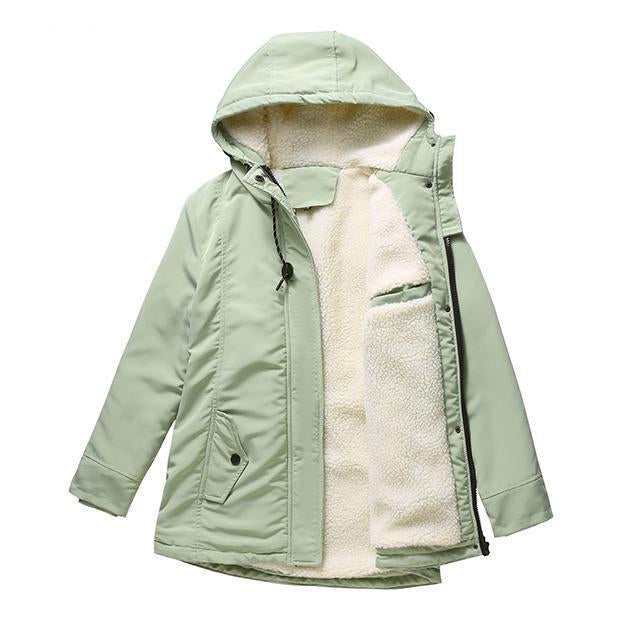 AMINA™ - Thick Winter Coat with Hood