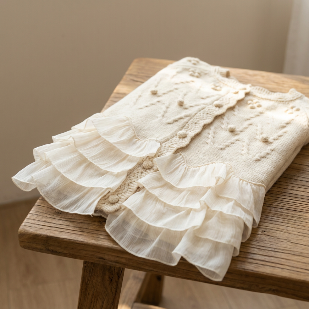 Natalie Ruffle Cardigan™