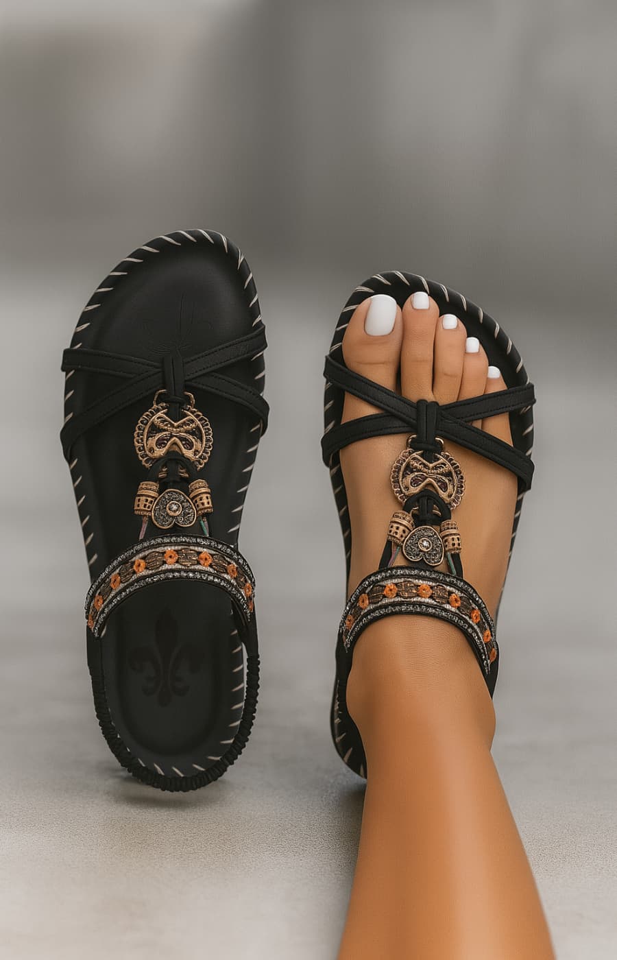 CARMELA | ELEGANT COMFORT ORTHOPEDIC SANDALS