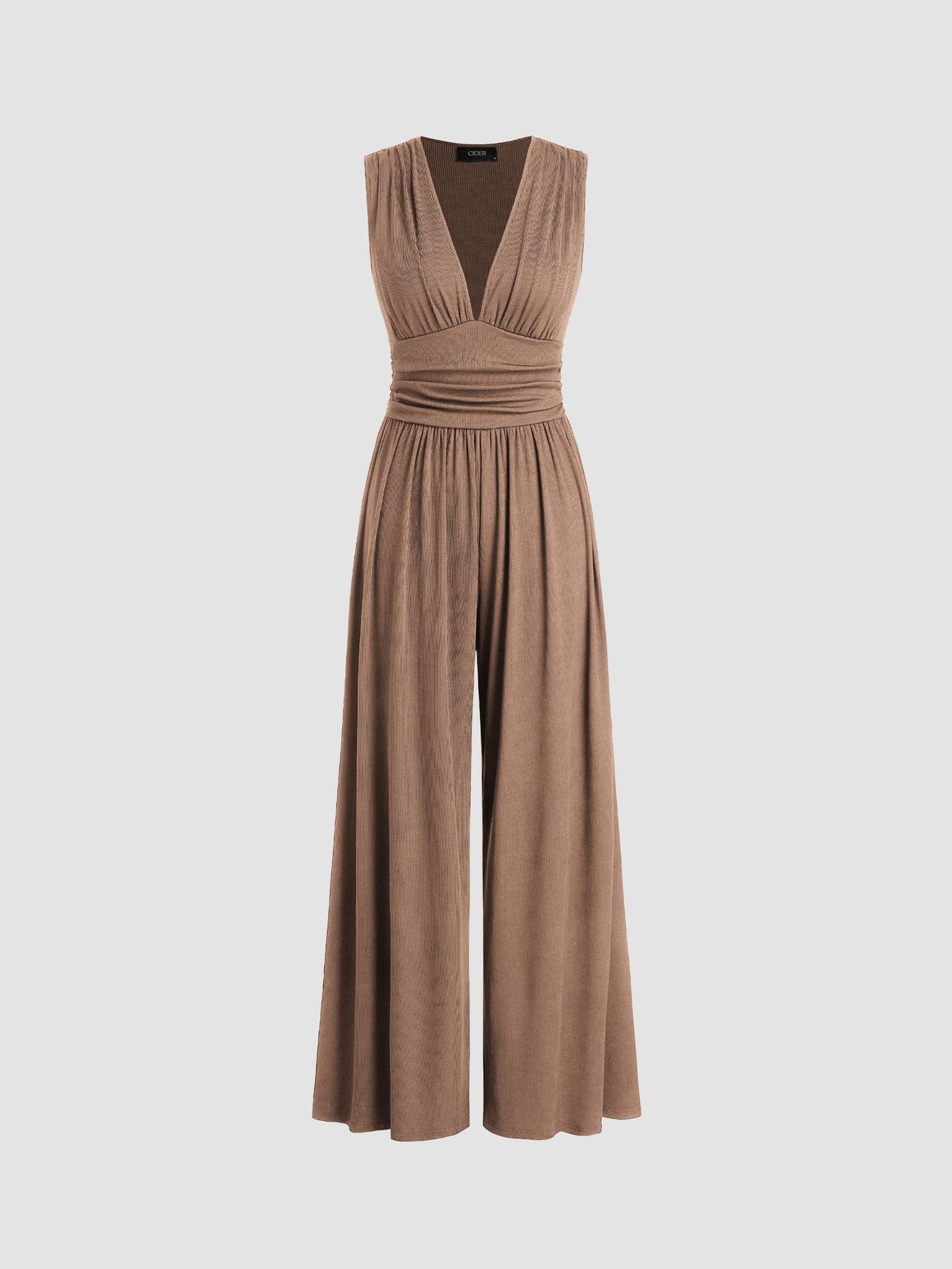 CHARITY – Chic Sleeveless Wide-Leg Jumpsuit