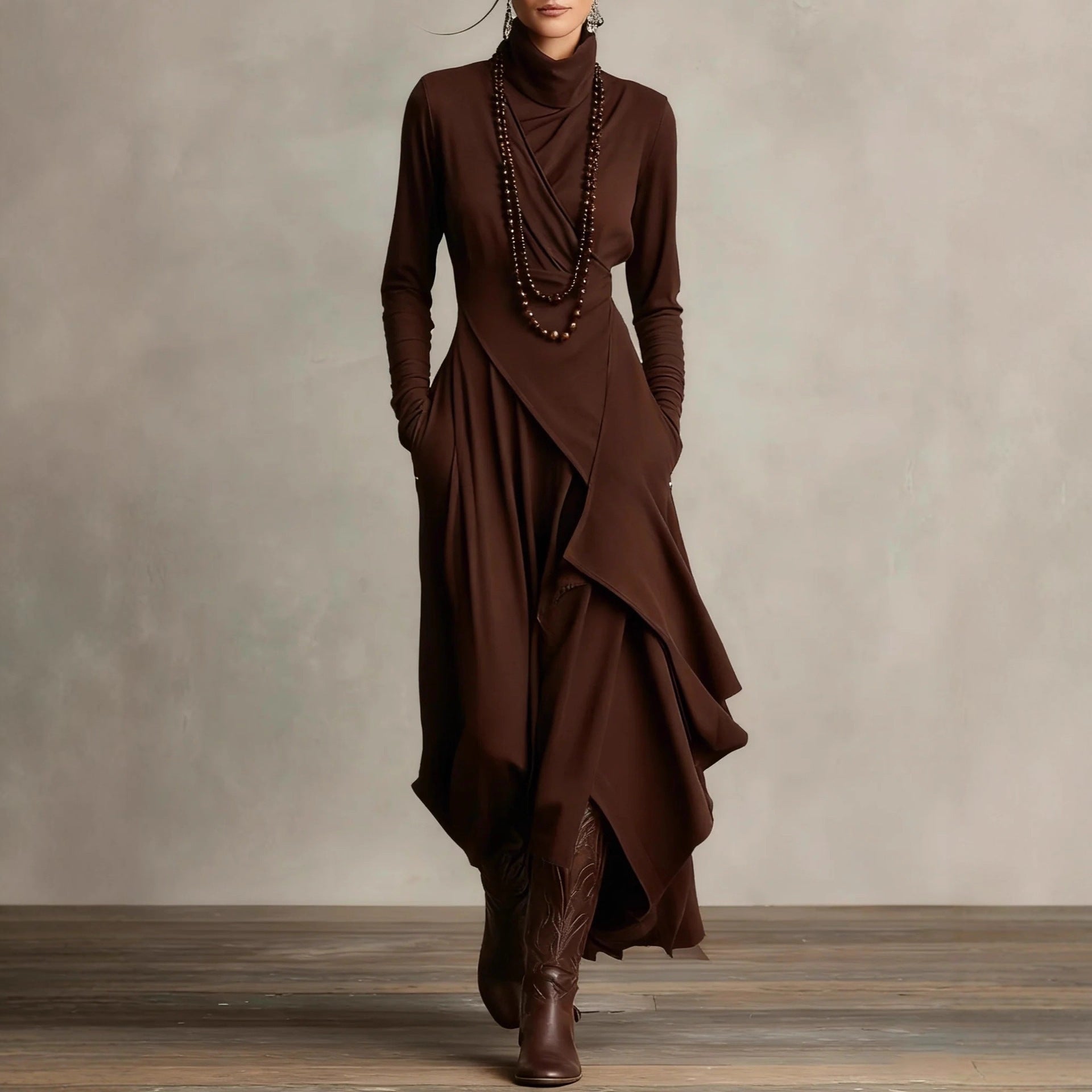 Lunori™ | Natalia Knit Maxi Dress