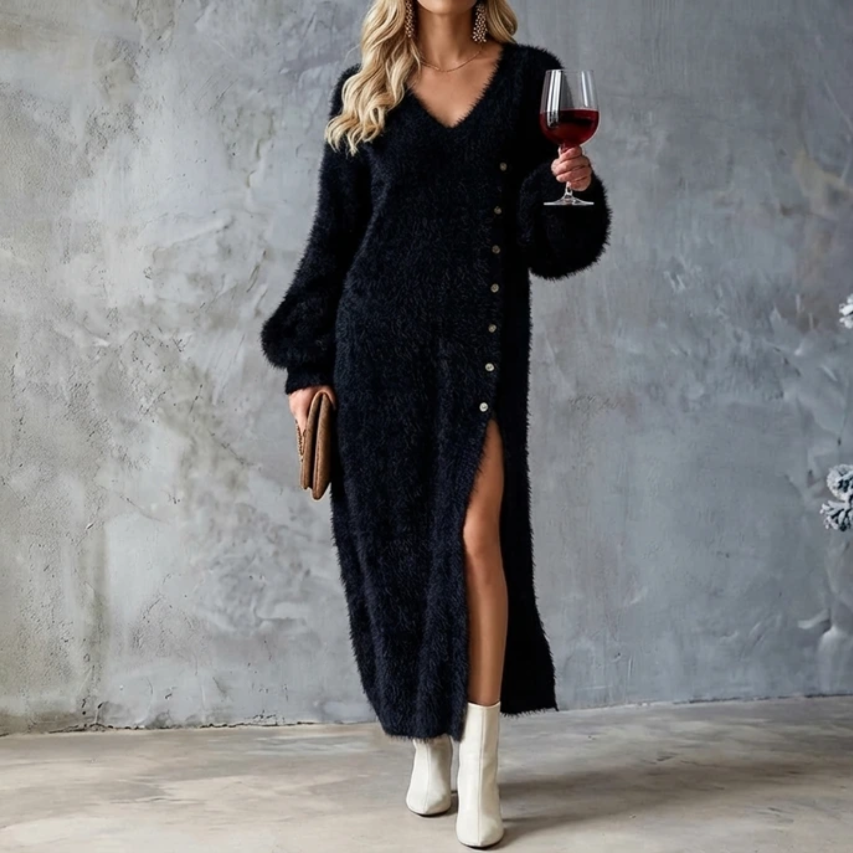 Brielle | Holiday Lounge Maxi Dress