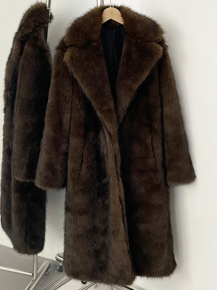 Cathrine | Faux Fur Coat / Jacket