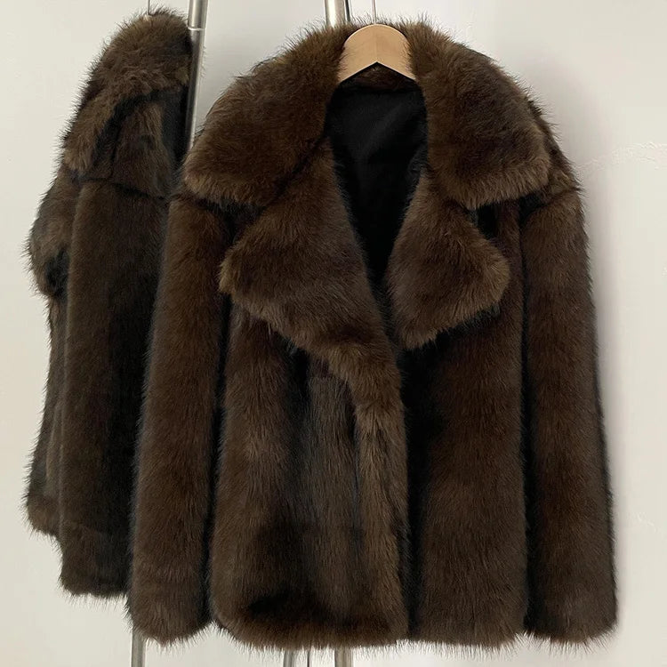 Cathrine | Faux Fur Coat / Jacket