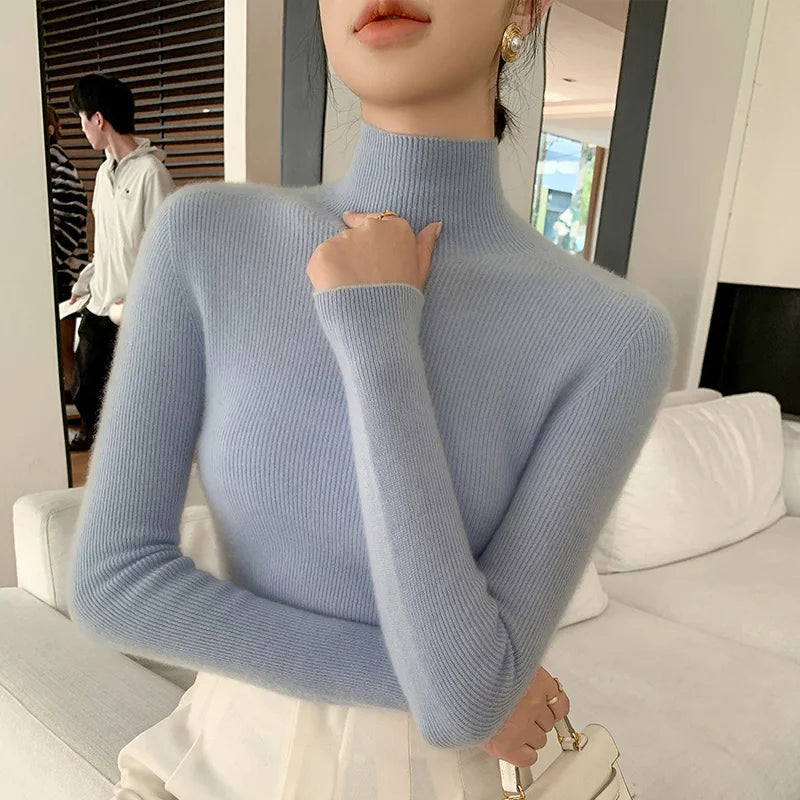 Corvina London | Pure Cashmere Roll Neck