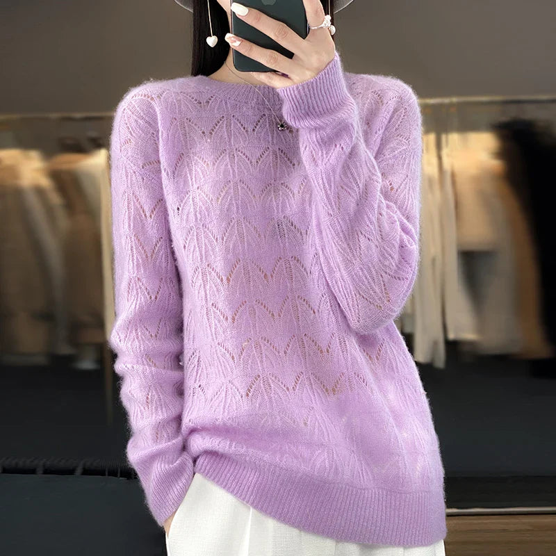 Clarinda London | Soft Cream Cashmere Sweater