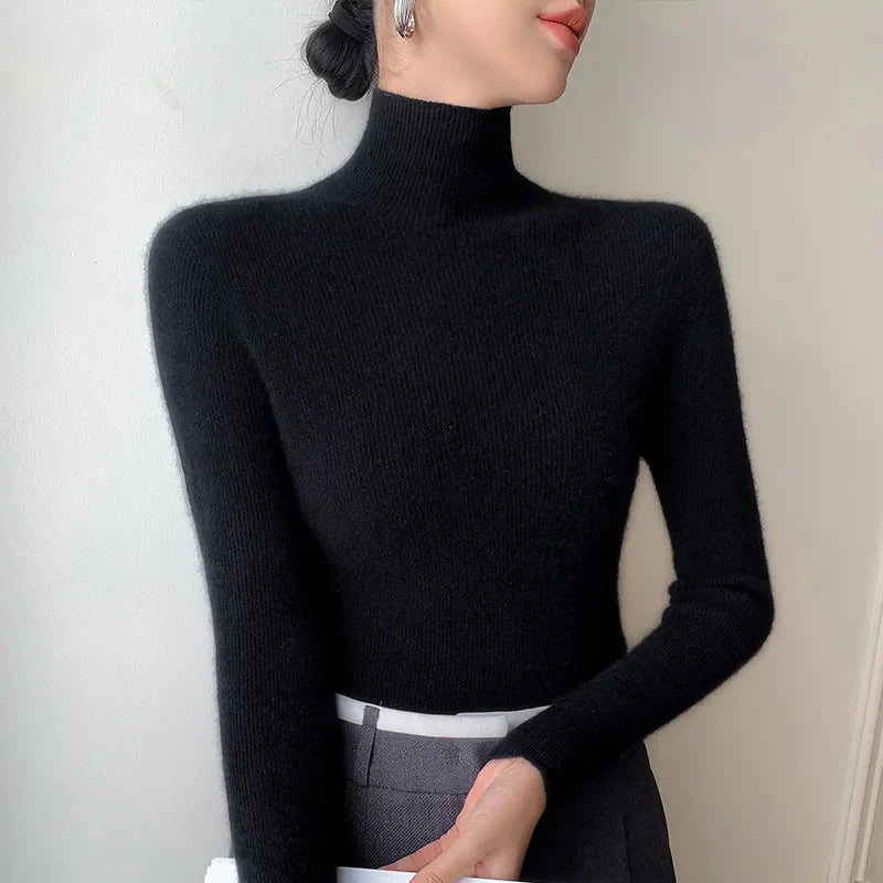 Corvina London | Pure Cashmere Roll Neck