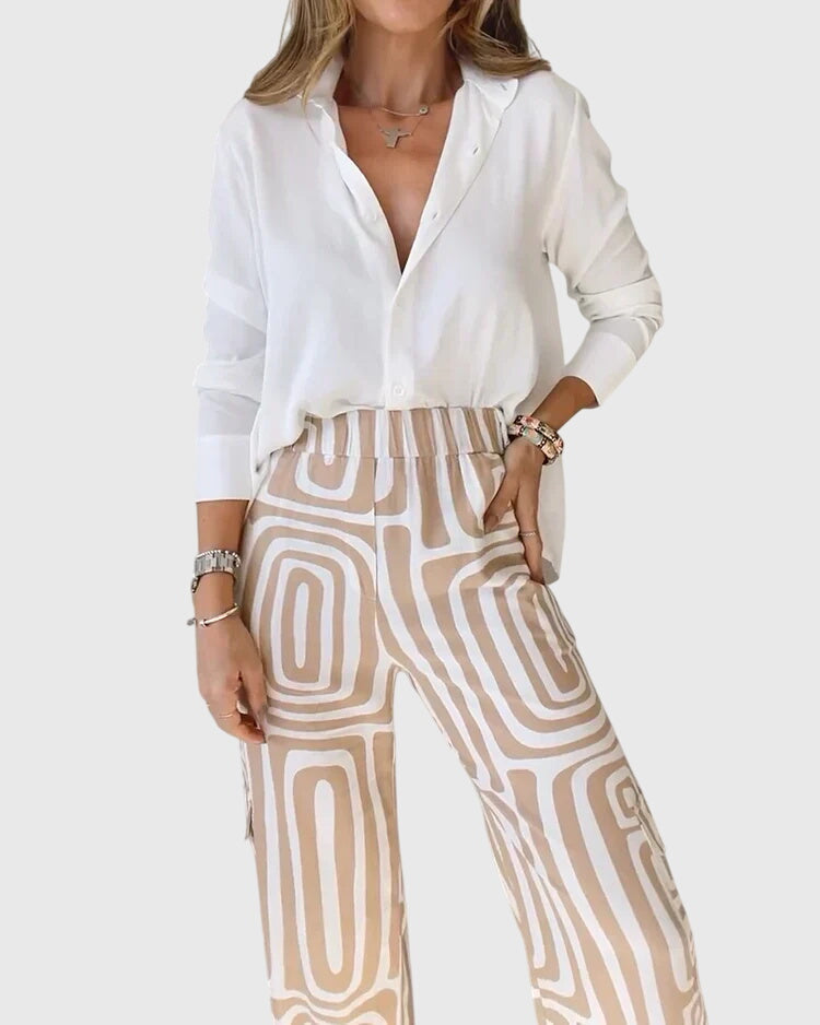 Emiliana | Stylish Pants + Free Blouse & Belt