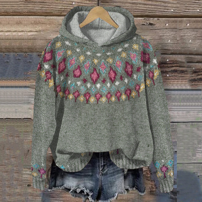 CAROLE | COSY WARM NORDIC HOODIE