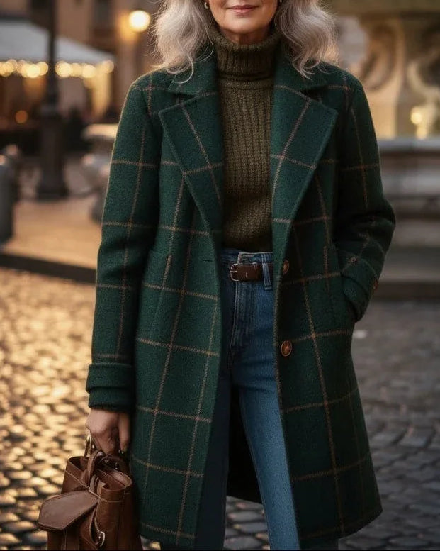 Fiona – Classic Check Coat