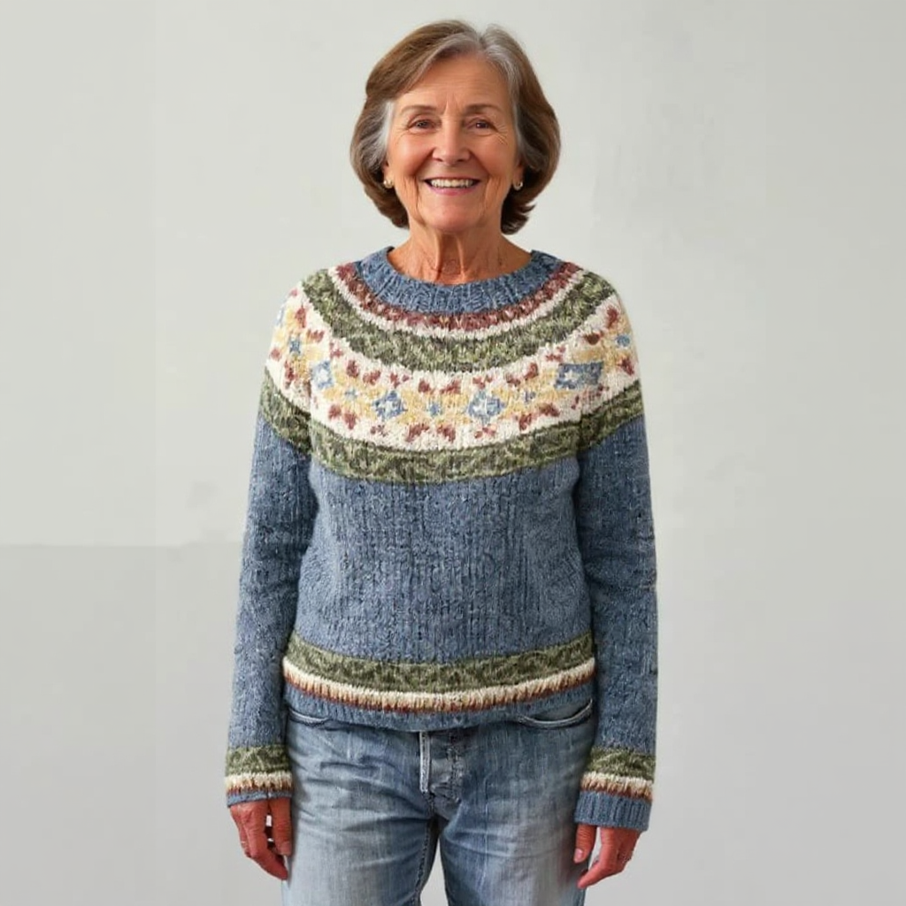 CLAUDETTE™ | Retro Wool Sweater