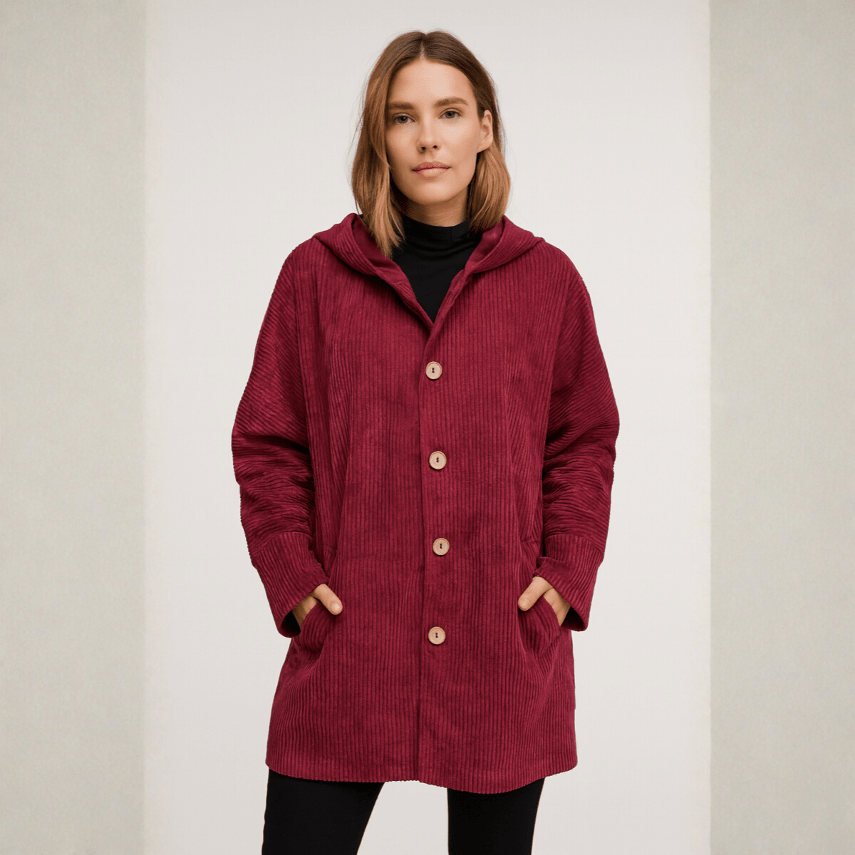 INDIE | Hooded Corduroy Jacket
