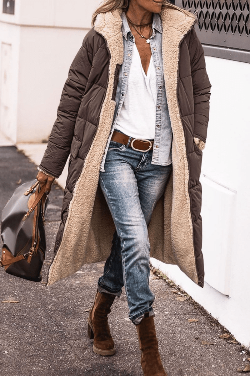 SASHA | LUXURIOUS REVERSIBLE SOFT COAT
