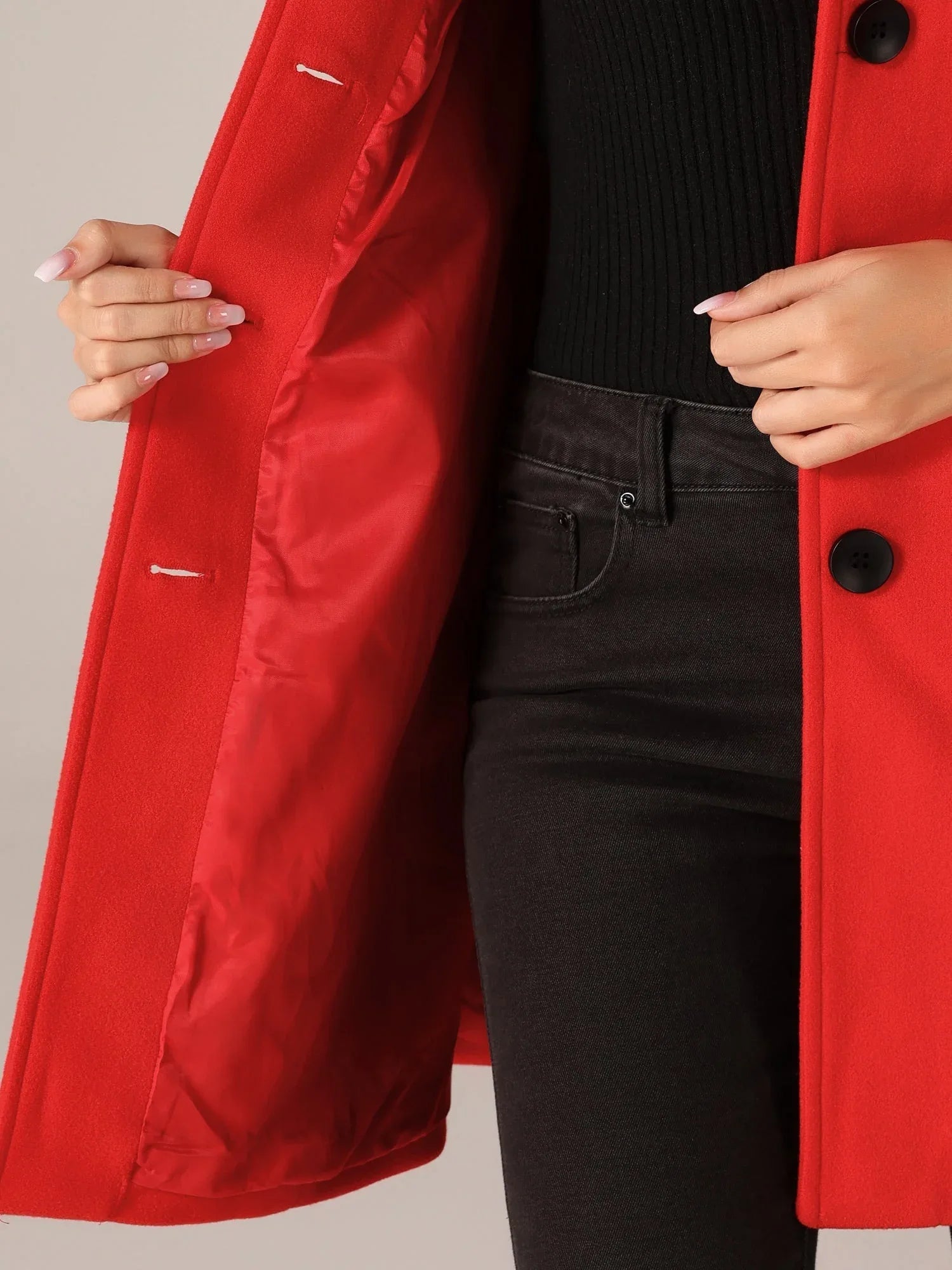 Josephine - Single Breasted Winter Trench Coat
